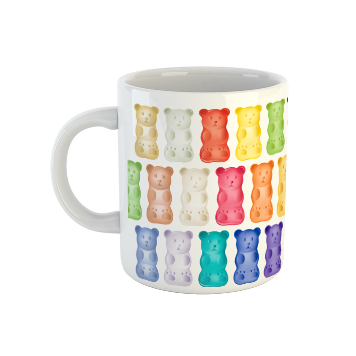 ماگ طرح پاستیل خرسی کد 60