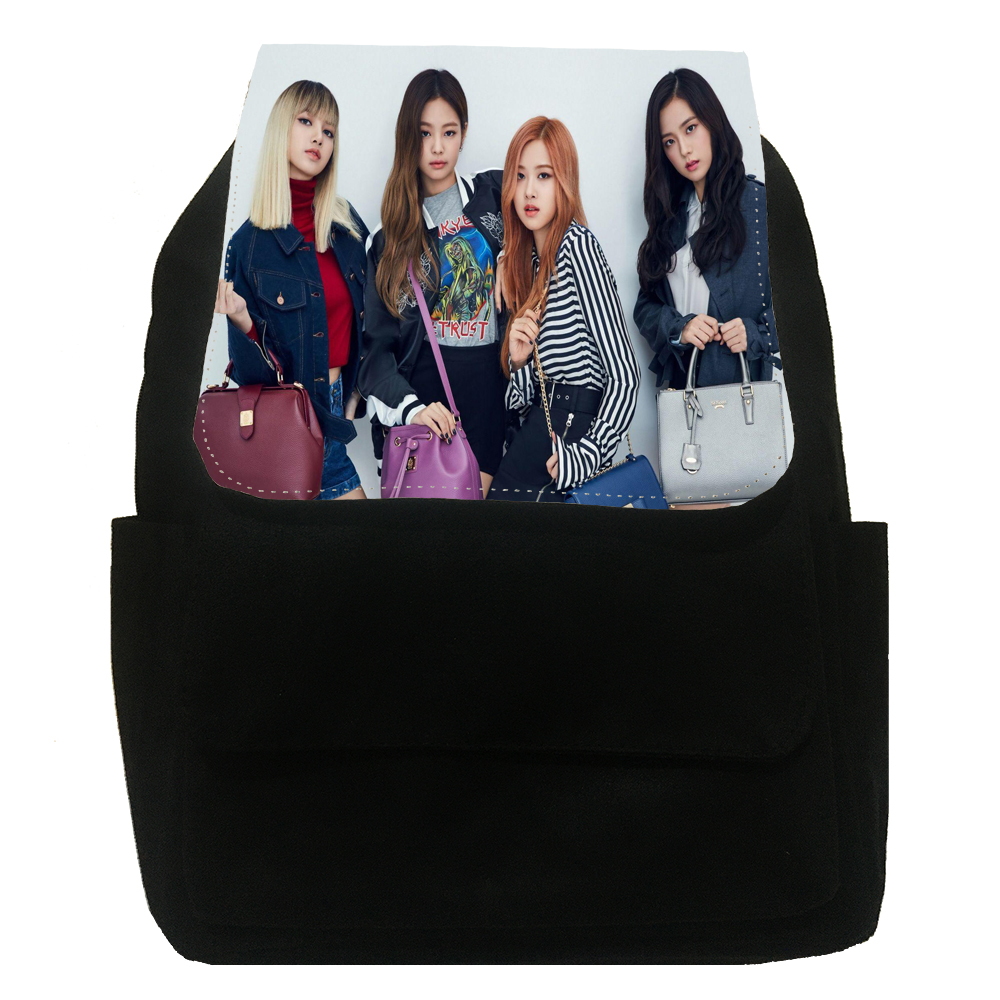 کوله پشتی طرح بلک پینک کد pb1