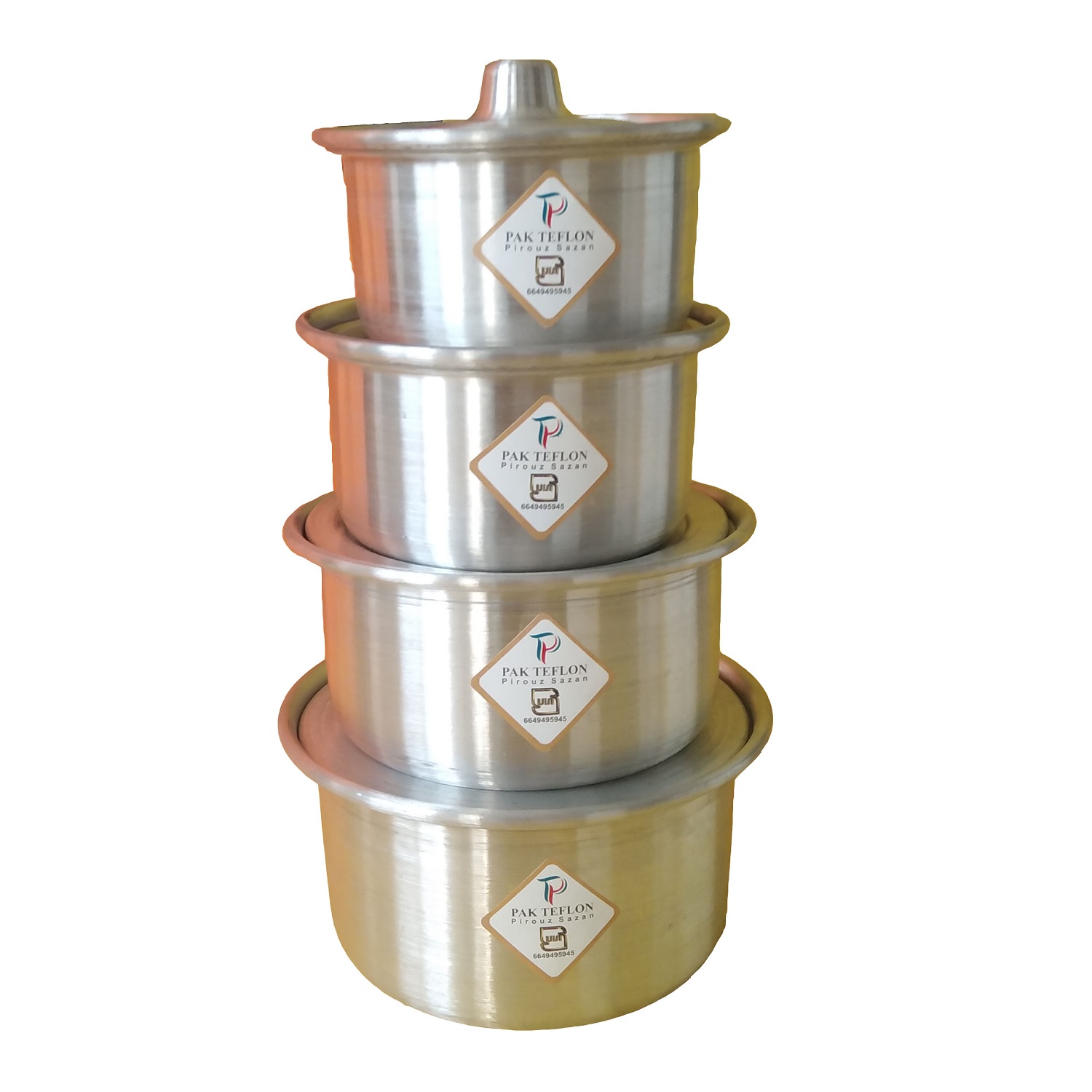 سرویس قابلمه 8 پارچه پاک تفلون کد 800001