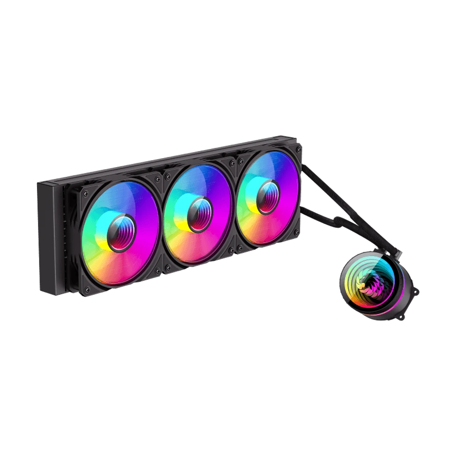 مشخصات، قیمت و خرید خنک کننده پردازنده گیم مکس Gamemax IceBurg Infinity 360 رنگ مشکی