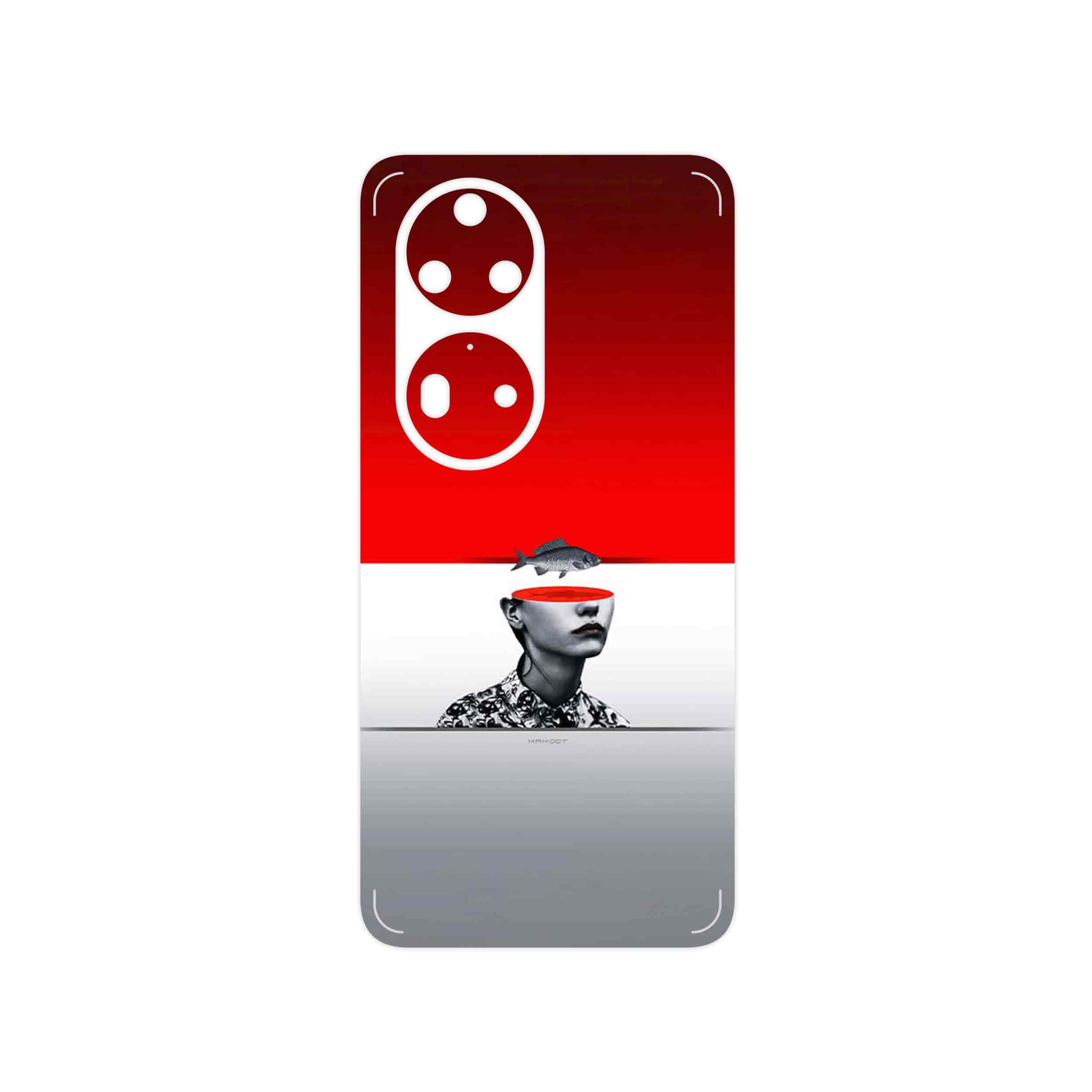 برچسب پوششی ماهوت مدل Collage of surreal Portrait of Women 1 مناسب برای گوشی موبایل هوآوی P50 Pro