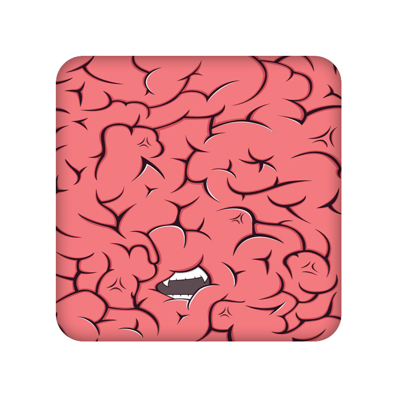 زیر لیوانی مدل دهان کد 1587