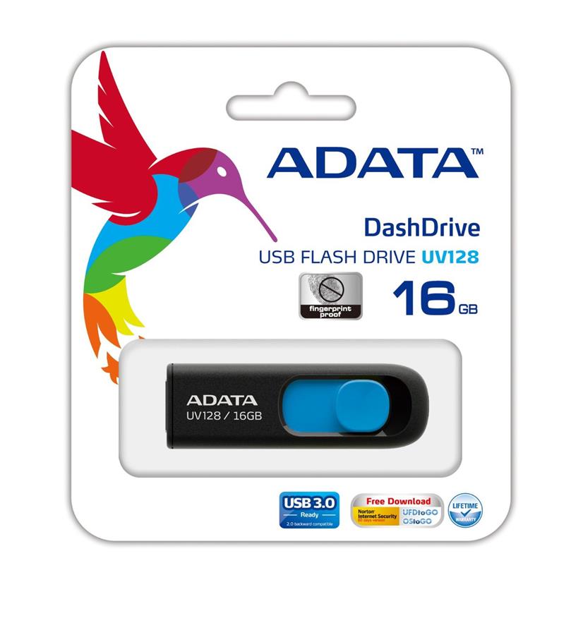 فلش مموری ای دیتا مدل DashDrive UV128 ظرفیت 16 گیگابایت
