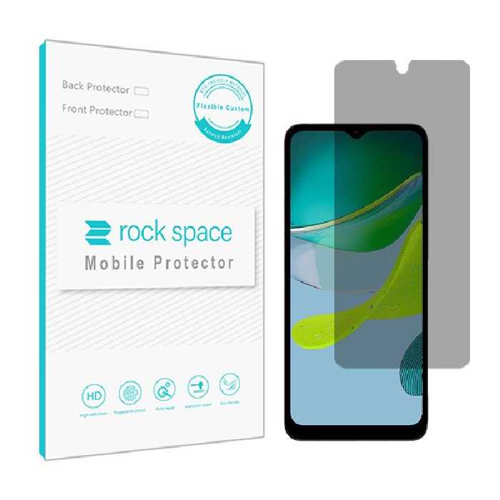 گلس موتورولا  Moto E13  مدل نانو هیدروژل پرایوسی برند راک اسپیس کد S