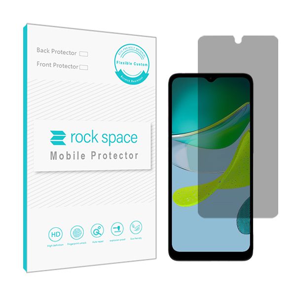 گلس موتورولا  Moto E13  مدل نانو هیدروژل پرایوسی برند راک اسپیس کد S