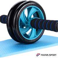 چرخ تمرین شکم کراس فیت مدل AB-WheeL دوبل