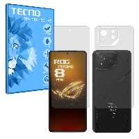 گلس صفحه نمایش و پشت گوشی ایسوس ROG Phone 9 مدل هیدروژلی شفاف برند تکنو کد SS