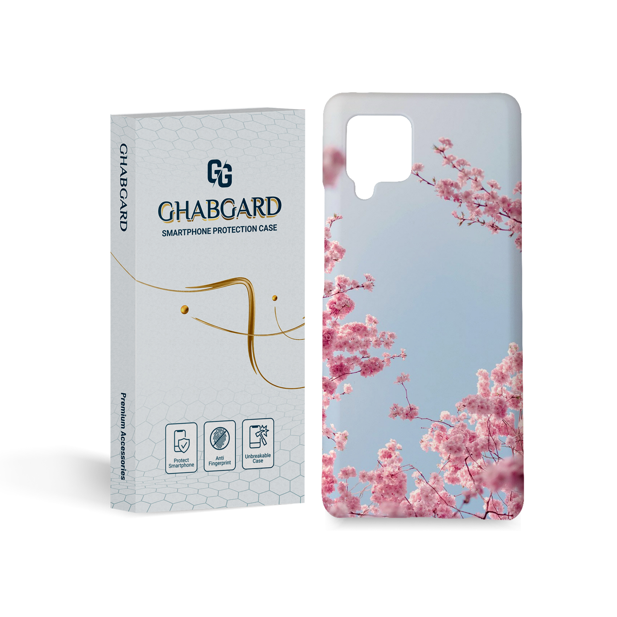 کاور قاب گارد مدل گل مناسب برای گوشی موبایل سامسونگ Galaxy A42  