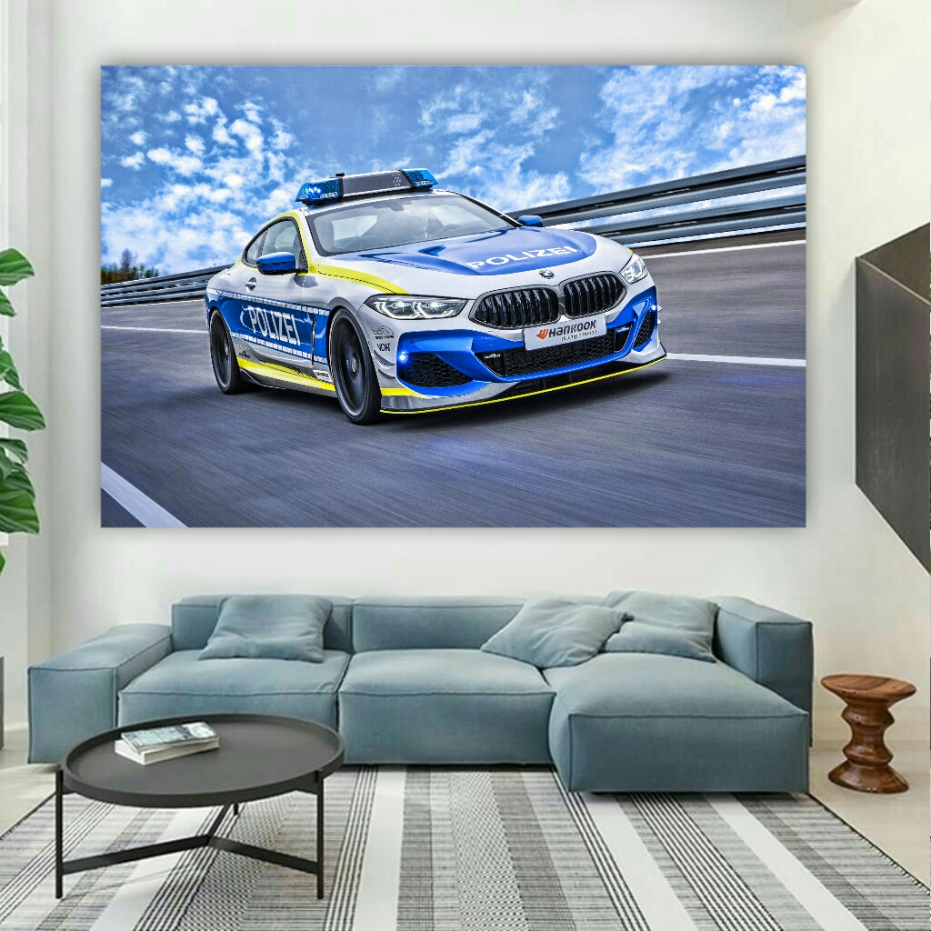 تابلو بوم طرح ماشین پلیس کد BH406