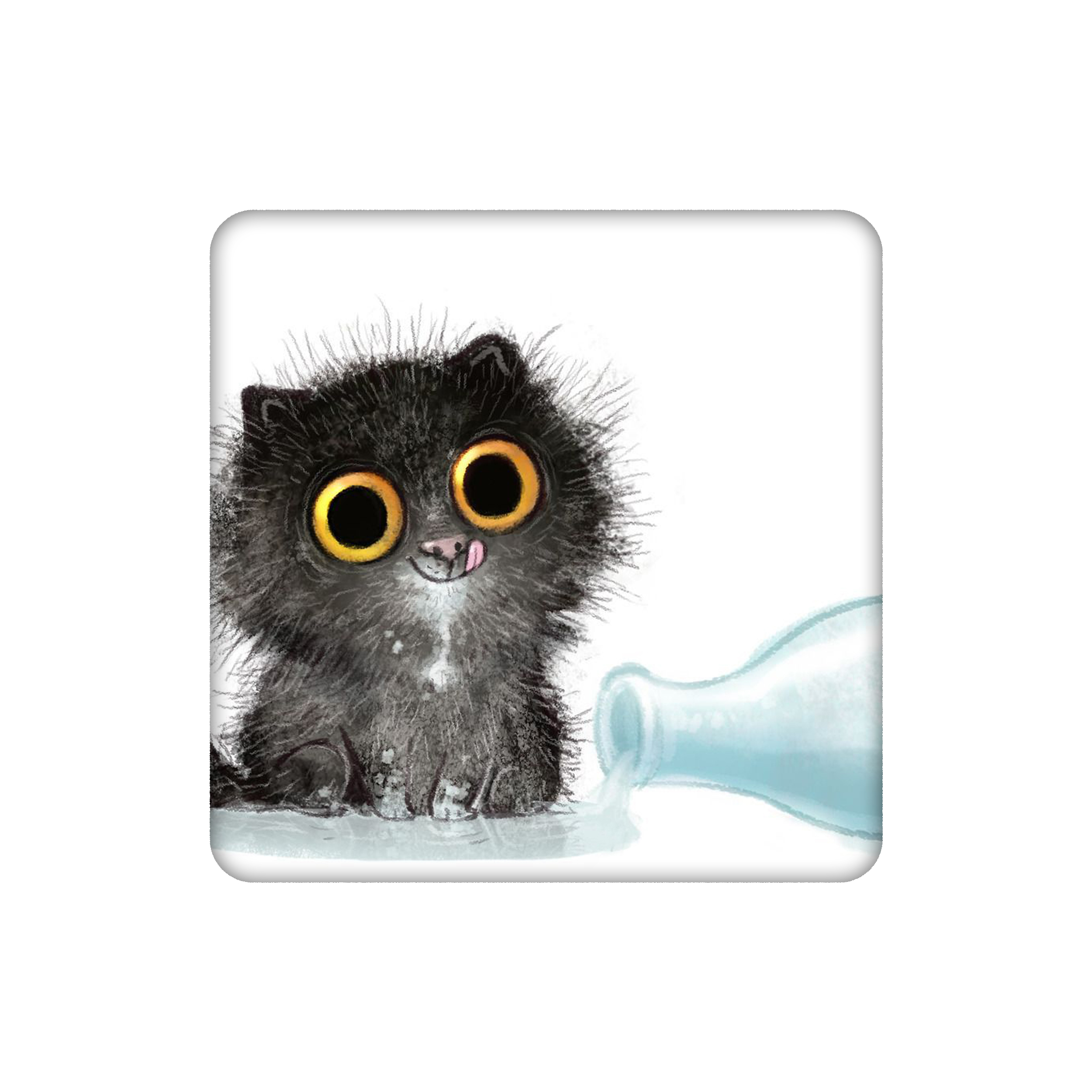 زیر لیوانی طرح گربه کد    4910479