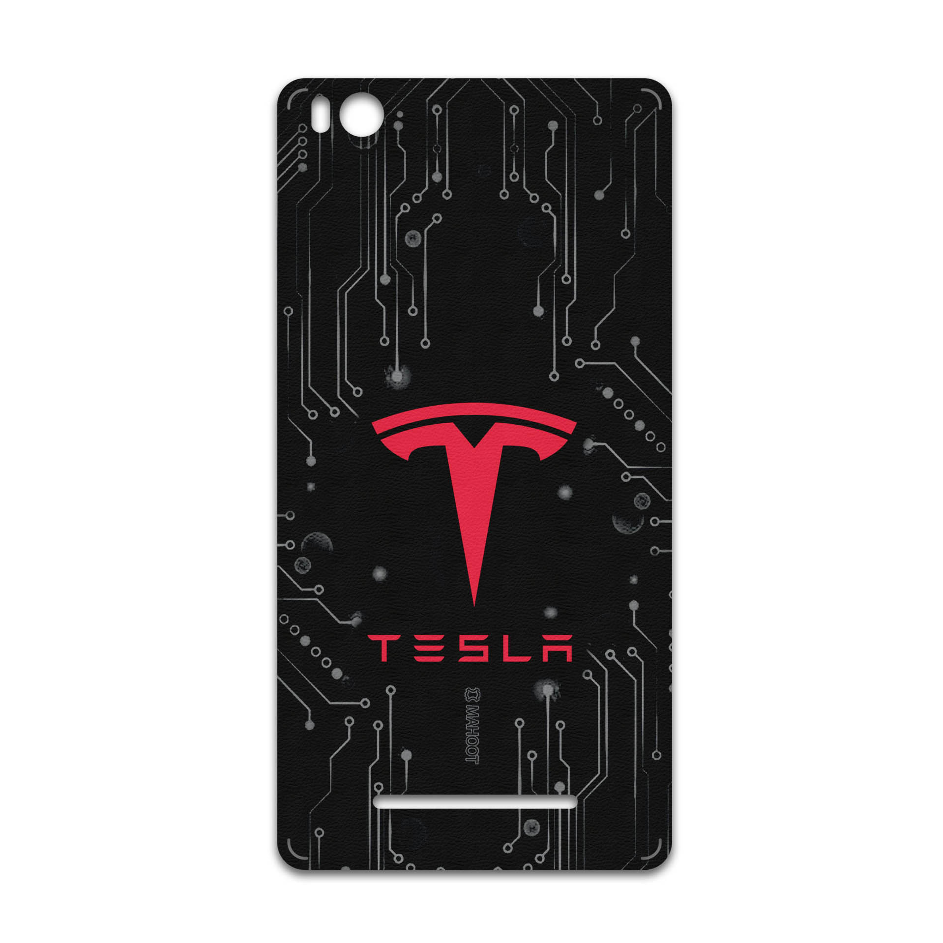 برچسب پوششی ماهوت مدل TESLA-Motors مناسب برای گوشی موبایل شیائومی Mi 4c