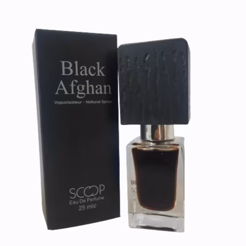 عطر جيبي مردانه اسکوپ مدل black afghan حجم 25 میلی لیتر   ((ارسال رایگان برای خرید بالای 800 تومان))