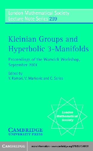 خرید و دانلود نسخه کامل کتاب Kleinian Groups and Hyperbolic 3-Manifolds