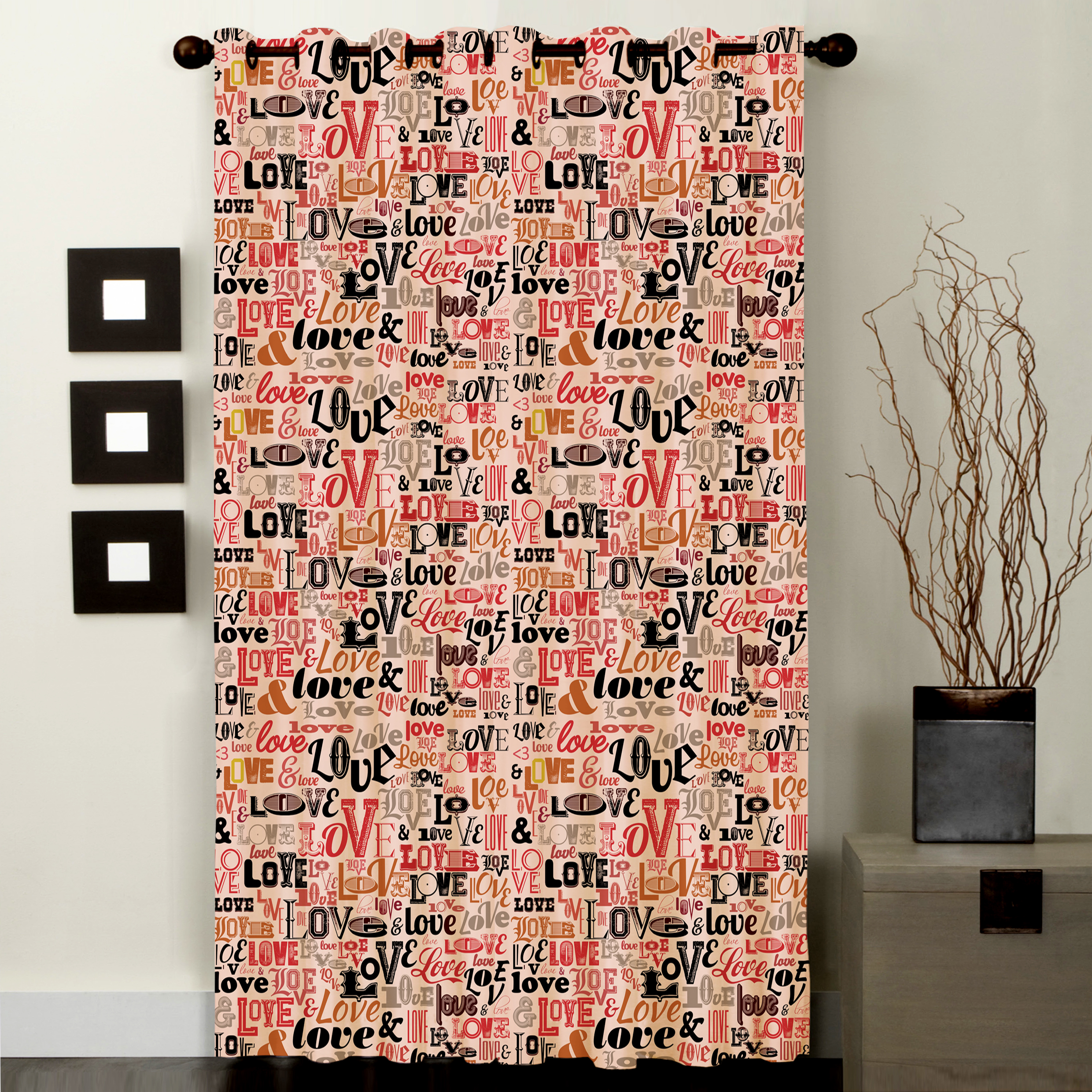 پرده رنس مدل C1-50009 ارتفاع 290 سانتی متر