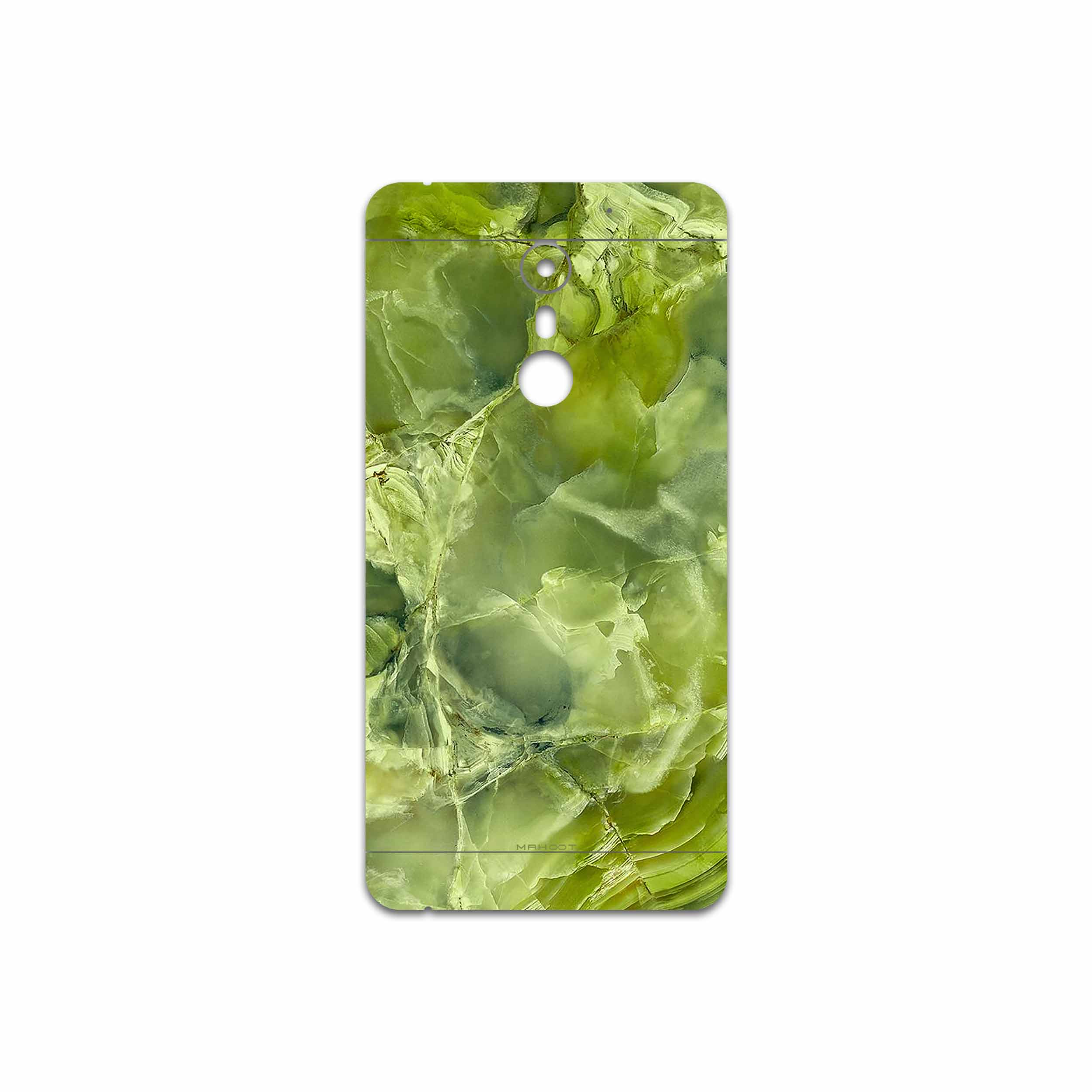 برچسب پوششی ماهوت مدل Green Crystal Marble مناسب برای گوشی موبایل یومی Super