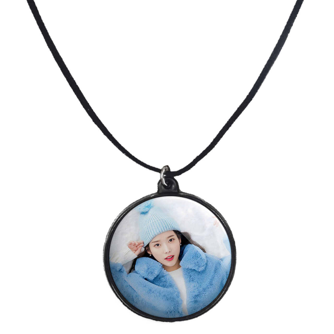 گردنبند پرمانه طرح IU کد pmb.35974مدل دو طرفه