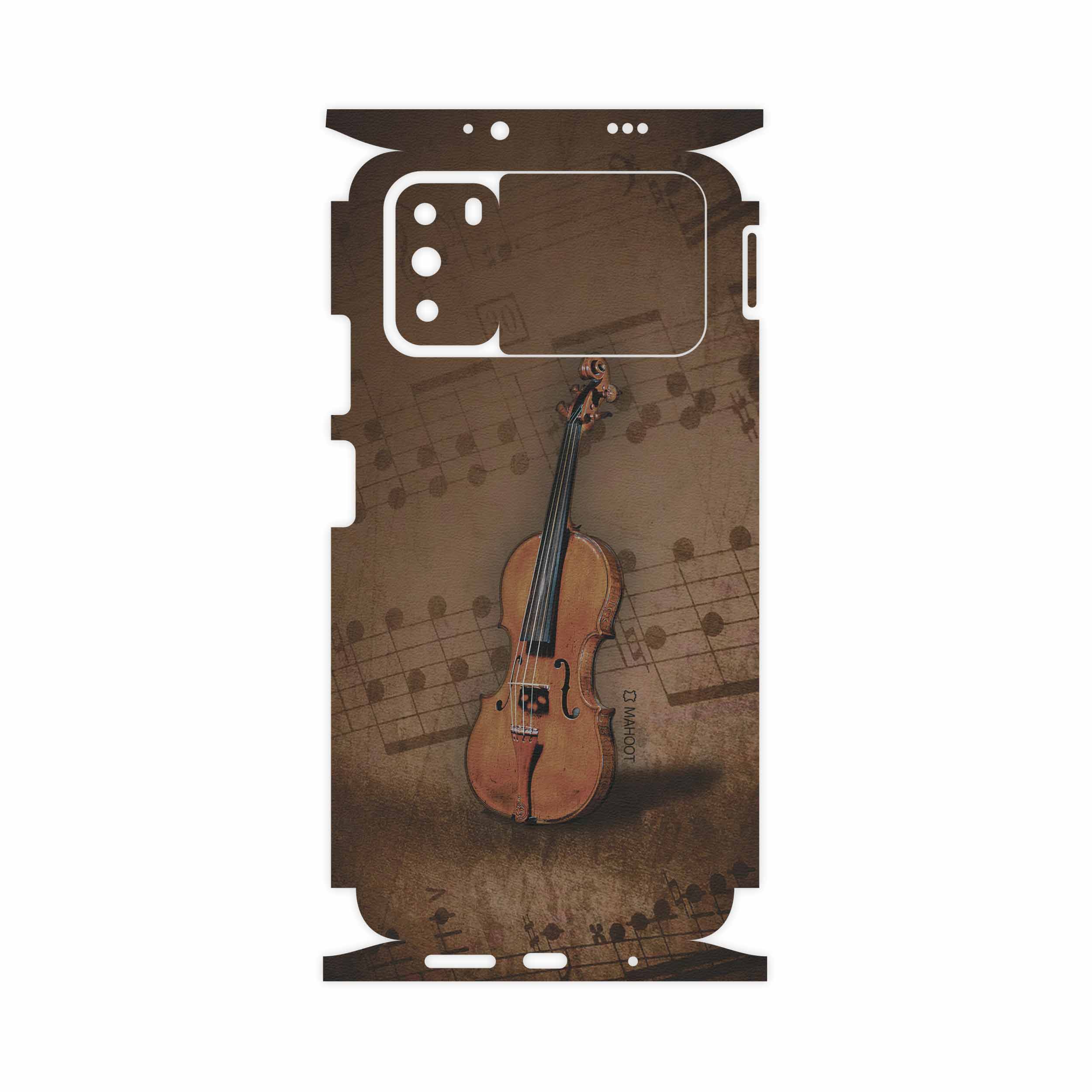 برچسب پوششی ماهوت مدل Violin-Instrument-FullSkin مناسب برای گوشی موبایل شیائومی Poco M3