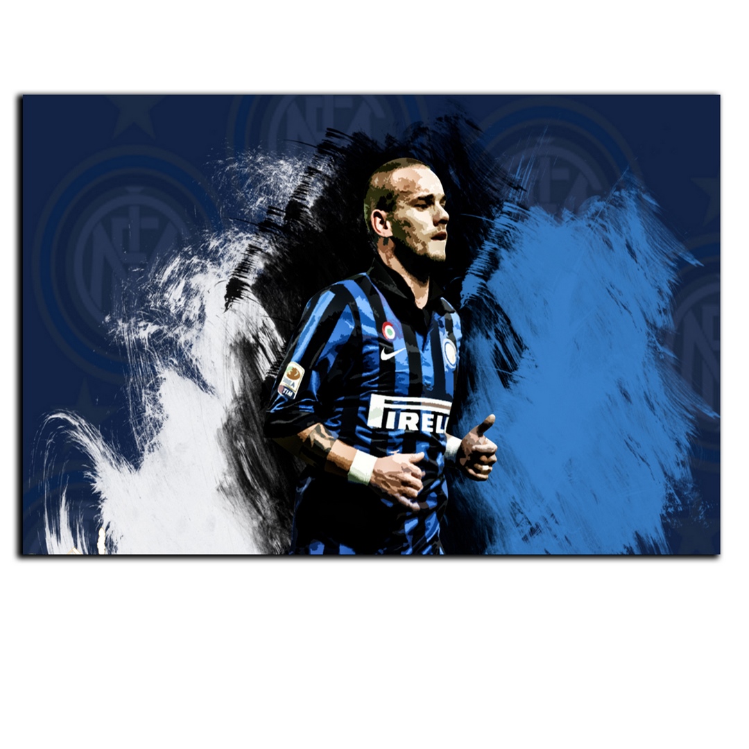 تابلو شاسی بکلیت طرح بازیکن فوتبال باشگاه اینتر میلان وسلی اشنایدر مدل SH-S6896