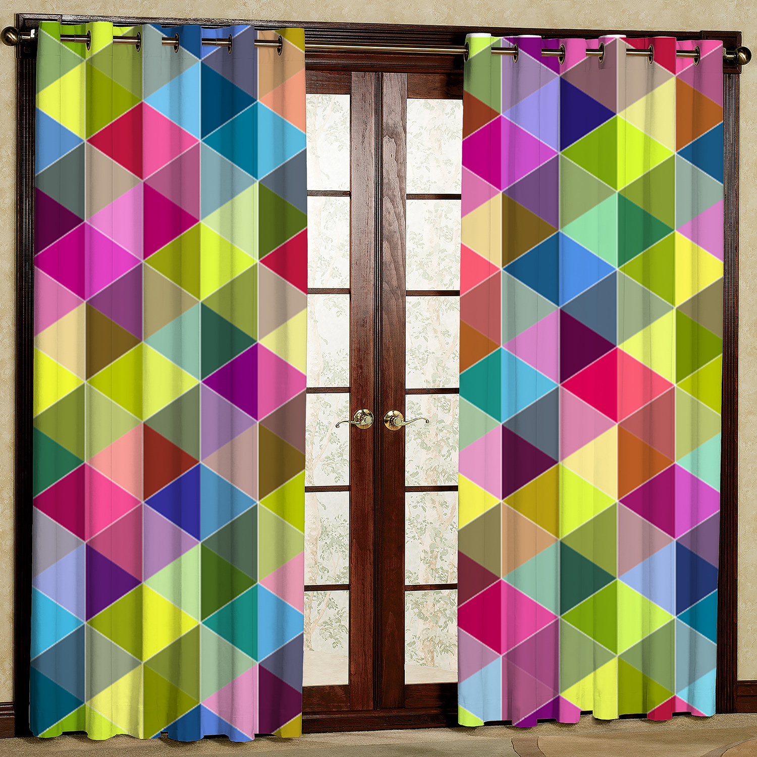 پرده مدل مخمل پانچی کد 4350a سایز 200x140 سانتی متر