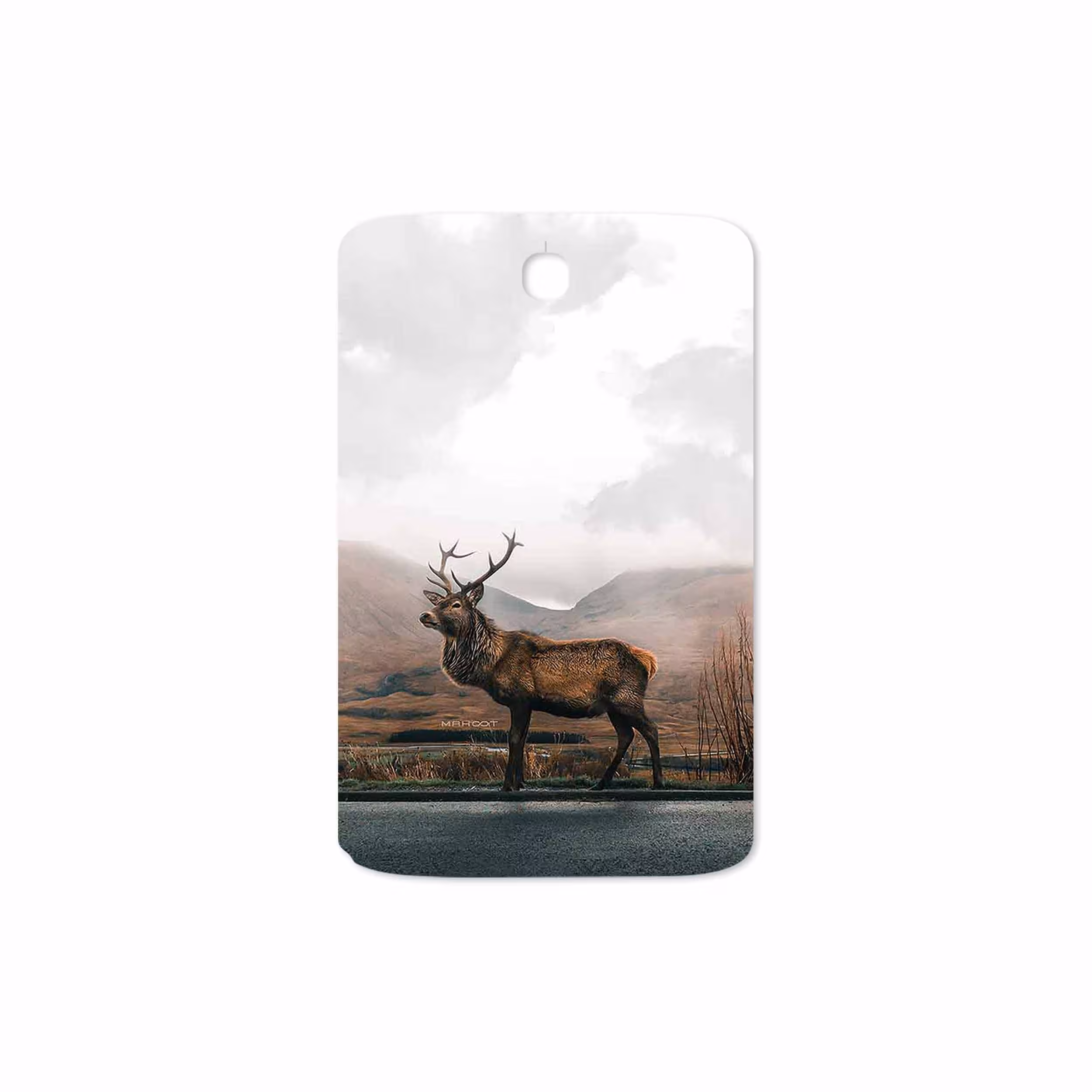برچسب پوششی ماهوت مدل Horned Deer مناسب برای تبلت سامسونگ Galaxy Note 8.0 2013 N5100