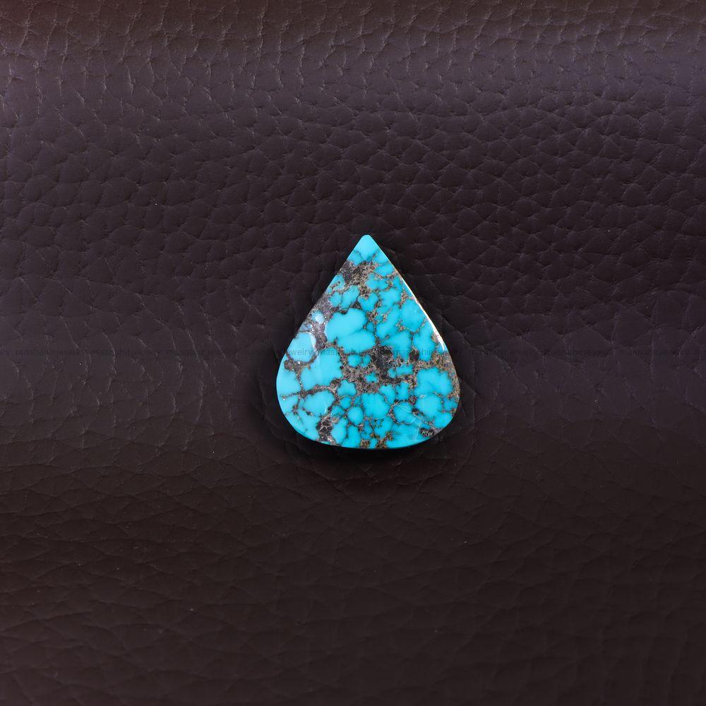 نگین فیروزه شجری کد 11516 - جواهری مشاهیر