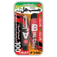 چسب دوقلو هل مدل فولاد کد BAT-F100 وزن 100 گرم