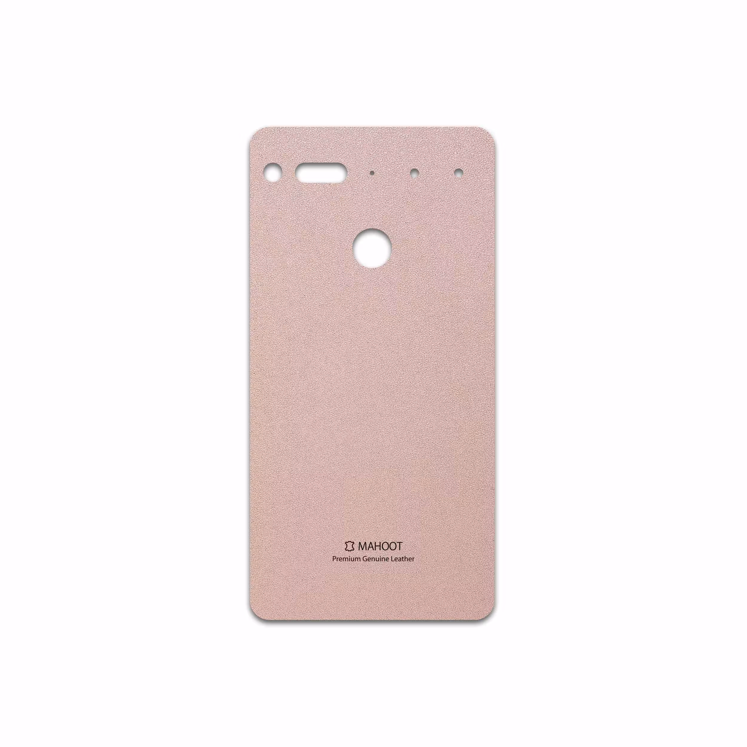 برچسب پوششی ماهوت مدل Rose Gold Leather مناسب برای گوشی موبایل اسنشال PH1