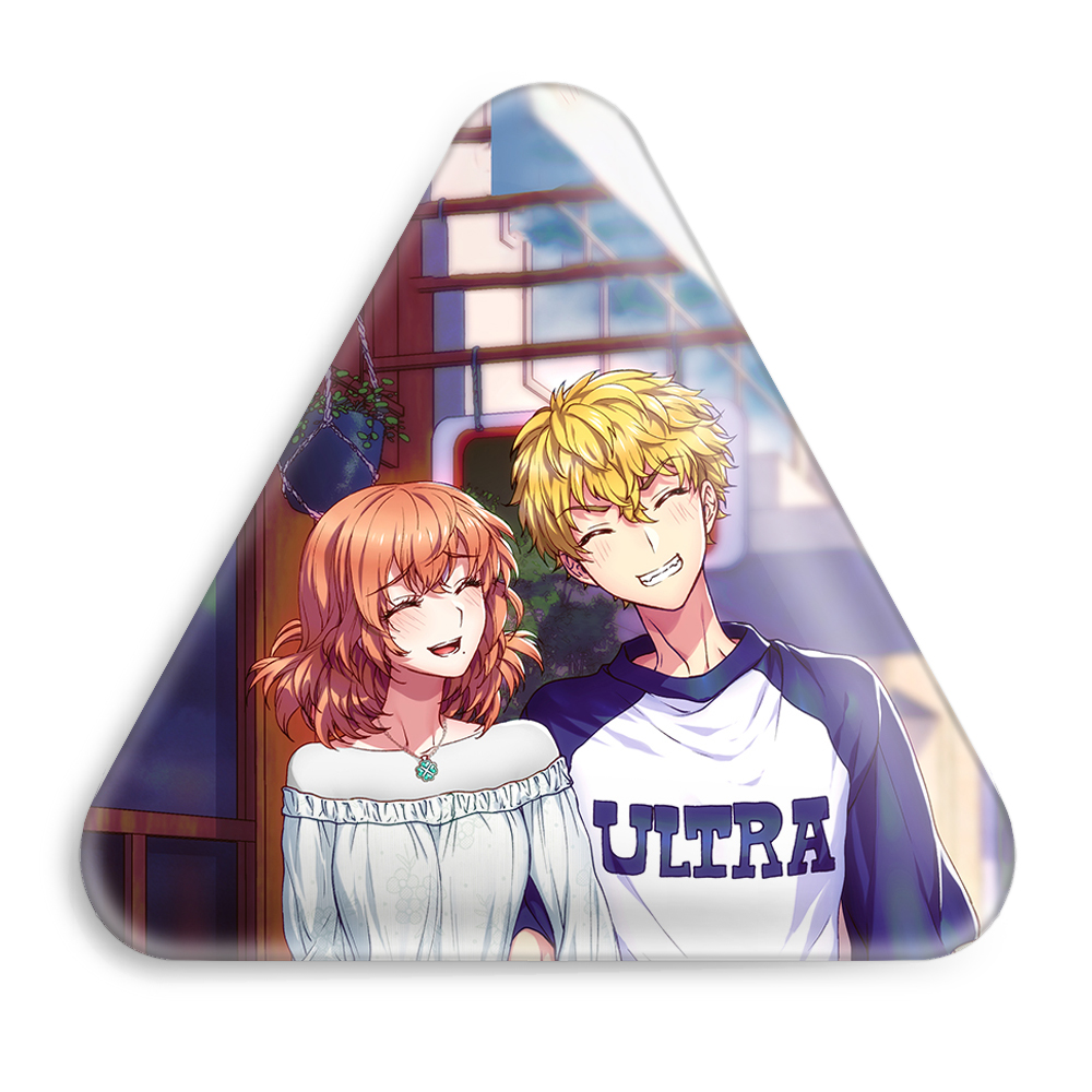 پیکسل خندالو طرح تاکه میتچی و هیناتا انیمه توکیو ریونجرز مدل مثلثی کد 11173