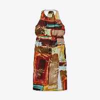 لباس میدی زنانه زارا TROPICAL PRINT MIDI DRESS | تهران زارا TehranZara