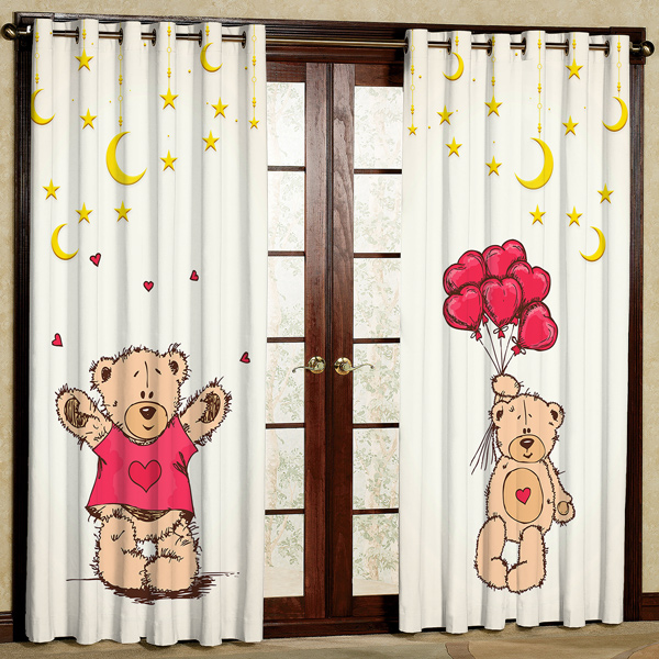 پرده مدل مخمل پانچی کد 7697 سایز 280x140 سانتی متر