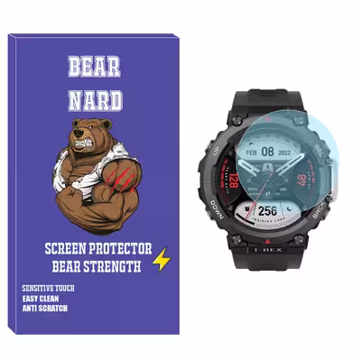 محافظ صفحه نمایش شیشه‌ای برنارد مدل SH-BR مناسب برای ساعت هوشمند امازفیت T-Rex 2