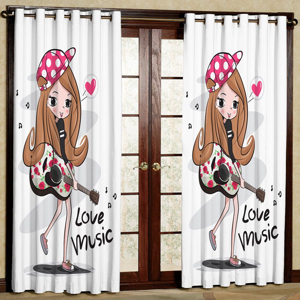 پرده پانچی مدل مخمل کد 6385 سایز 280x140 سانتی متر