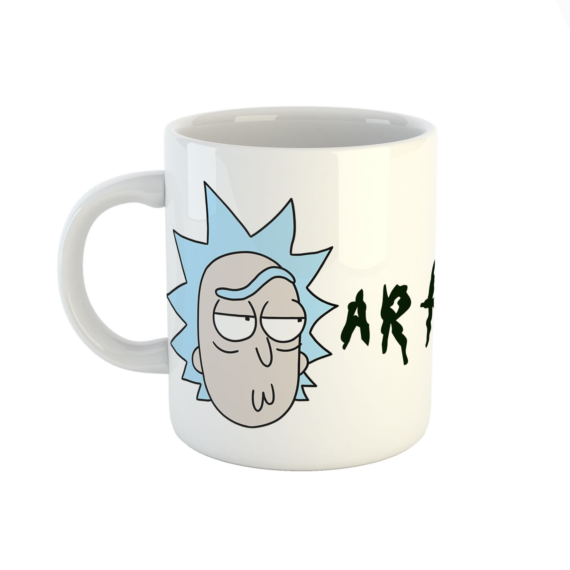 ماگ طرح اسم آرتین مدل rick and morty کد 870