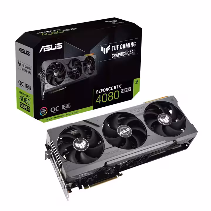 کارت گرافیک ASUS TUF Gaming GeForce RTX 4080 Super OC Edition 16GB GDDR6X 256Bit