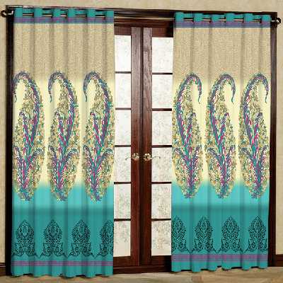 پرده مدل مخمل پانچی کد 6459 سایز 280x140 سانتی متر