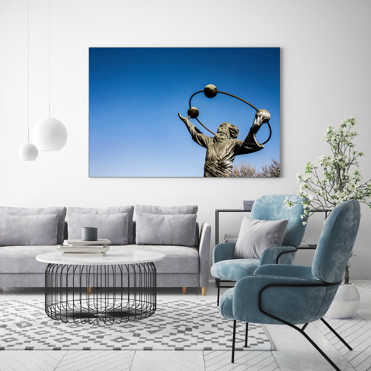 تابلو شاسی طرح مجسمه کد 180 | دنیای قاب