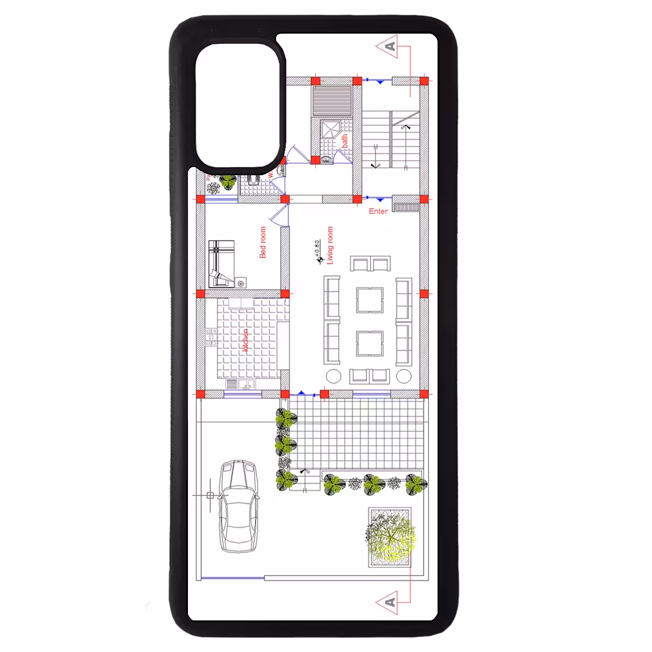 کاور طرح نقشه کد 110646 مناسب برای گوشی موبایل سامسونگ galaxy s20