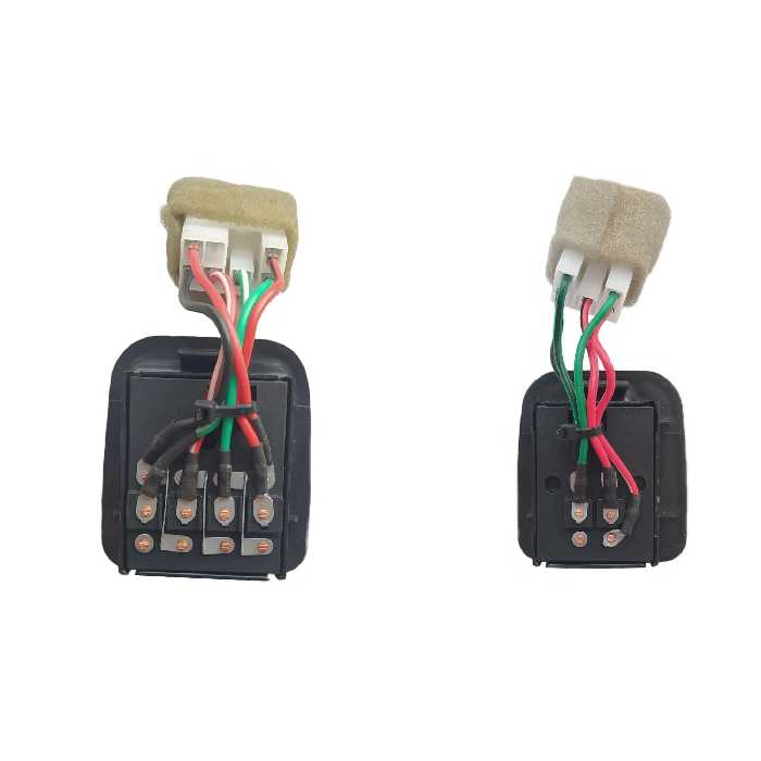 کلید شیشه بالابر تک لایت مناسب برای پراید بسته 2 عددی