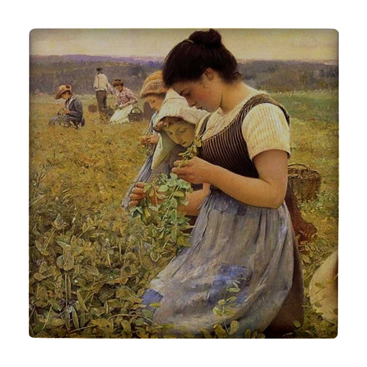 زیر لیوانی طرح زنان کشاورز کد    3239122_397