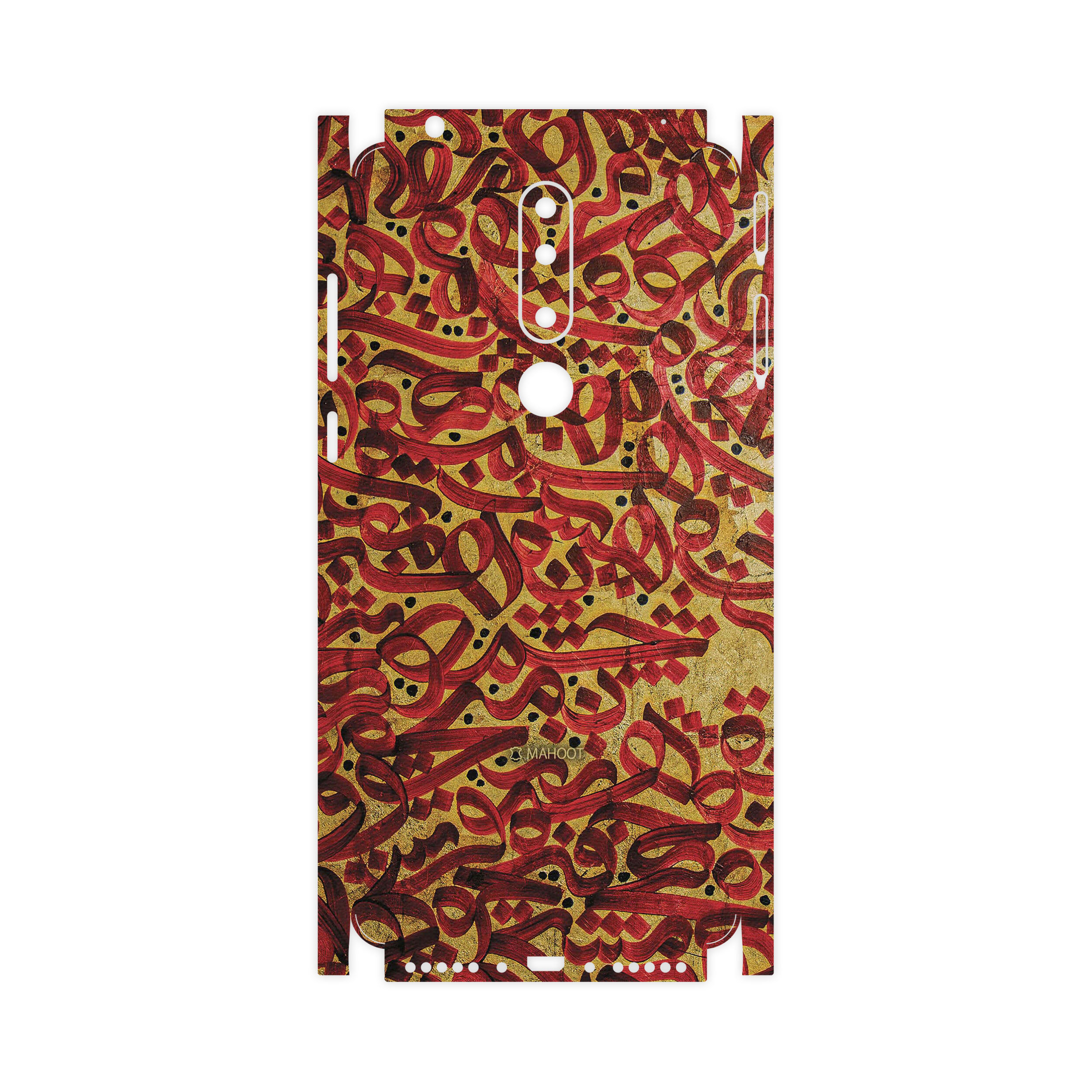 برچسب پوششی ماهوت مدل Nastaliq-6-FullSkin مناسب برای گوشی موبایل نوکیا 3.1 Plus