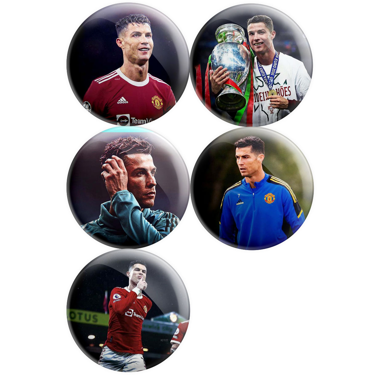 پیکسل پرمانه طرح کریستیانو رونالدو کد pmg5.13383 مجموعه 5 عددی