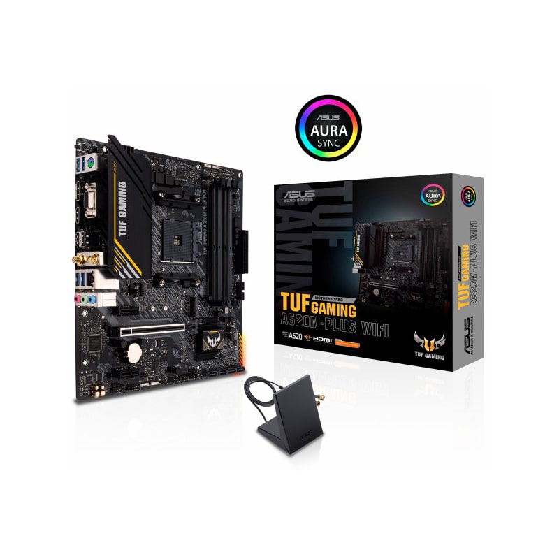 مادربرد ایسوس مدل TUF GAMING A520M-PLUS WIFI D4 سوکت AM4