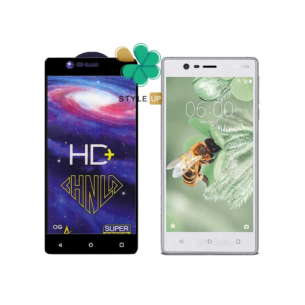 گلس فول گوشی نوکیا Nokia 3 مدل HD Plus