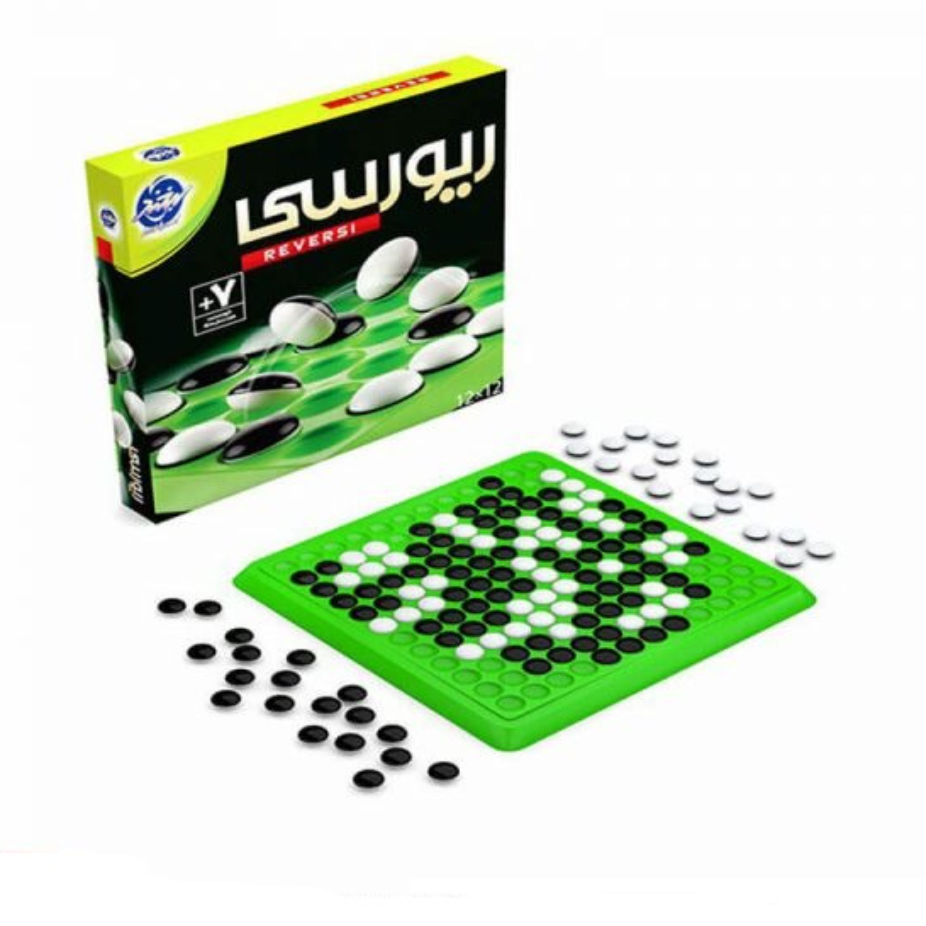 بازی فکری ریورسی 12  در 12 لبخند - Reversi