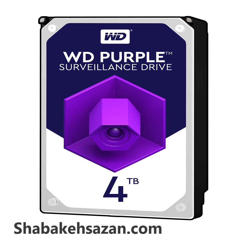 هارددیسک اینترنال وسترن دیجیتال مدل Purple WD40PURZ ظرفیت 4 ترابایت