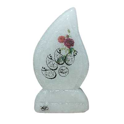 آباژور سنگ نمک مدل بته جقه آیه دار کد 01