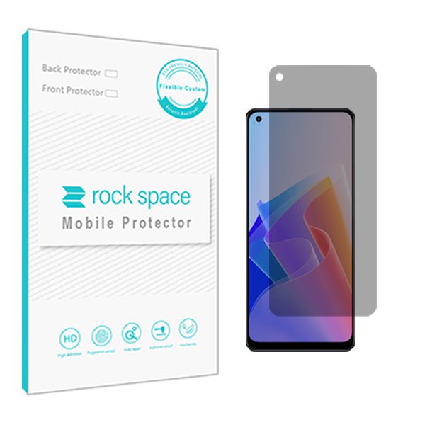 گلس اوپو Reno8 Z 5G مدل نانو هیدروژل پرایوسی برند راک اسپیس کد S