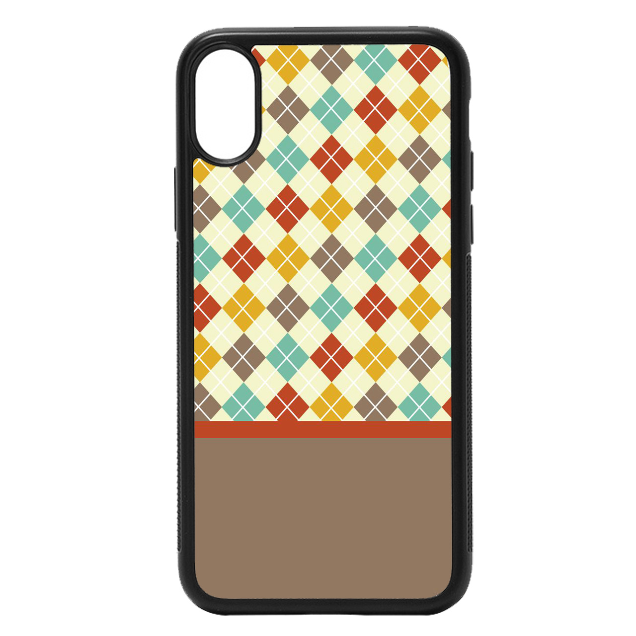 کاور طرح چهارخانه کد 7205 مناسب برای گوشی موبایل اپل iphone x/xs