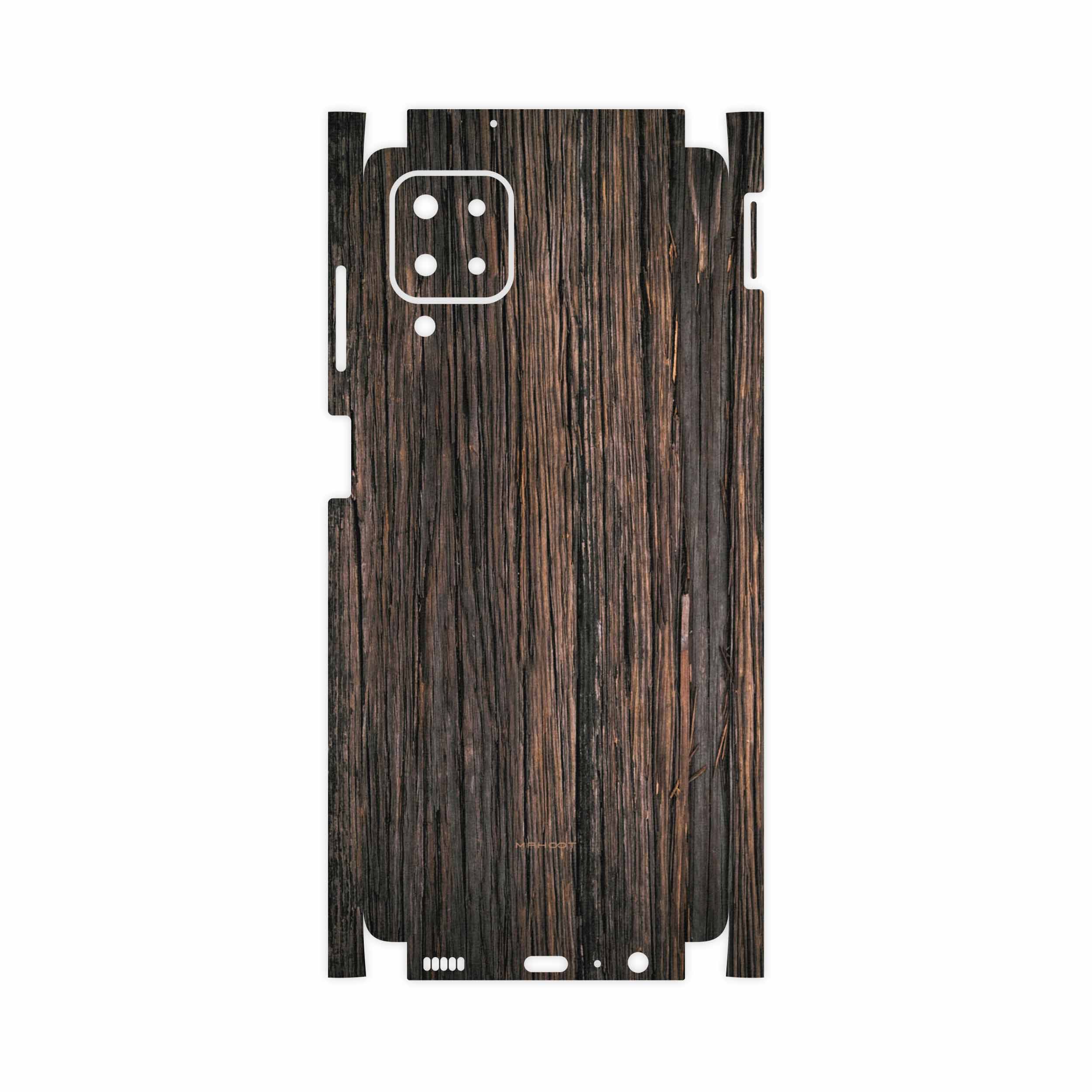 برچسب پوششی ماهوت مدل Burned-Wood-FullSkin مناسب برای گوشی موبایل سامسونگ Galaxy M12