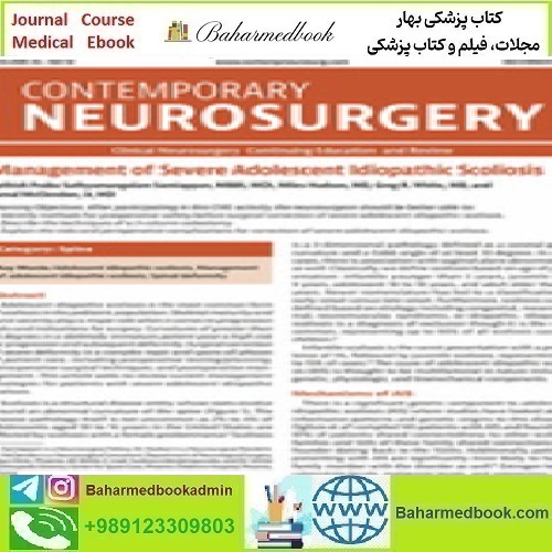Contemporary Neurosurgery Volume 45 1 to 12 2023 TRUE